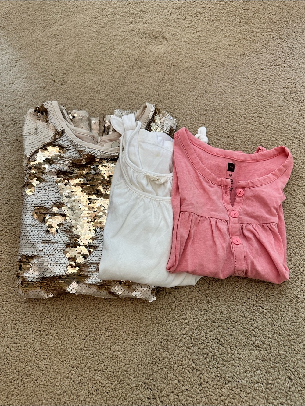 Kids Pink Button-Front Top - Brand Unspecified